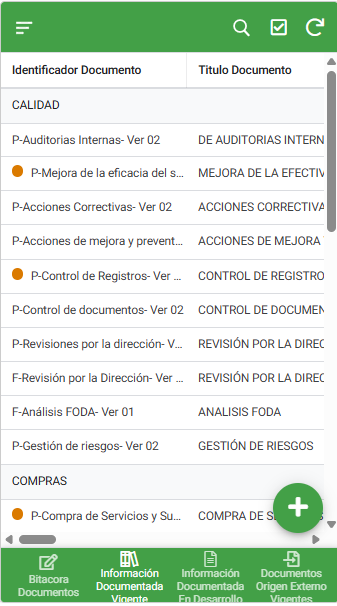App Informacion Documentada